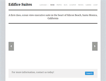 Tablet Screenshot of edificesuites.com